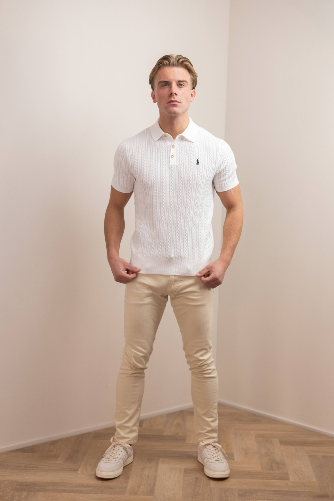 Polo Ralph Lauren 710-B13893 002 DECKWASH WHITE/NAVY PP