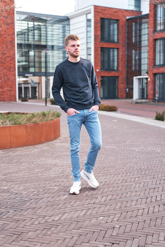 Tommy Hilfiger Jeans 5 pocket Blauw simon skny kopen | Hans voortman