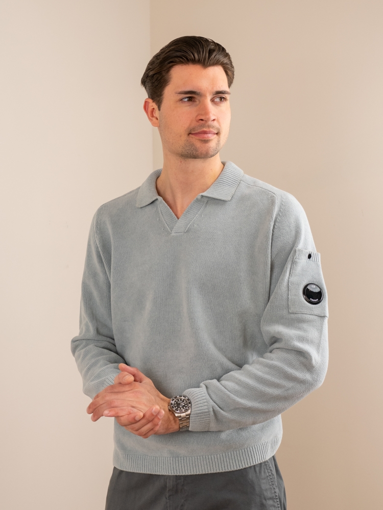 C.P. Company 20CMKN118A-005687G 809 SILVER BLUE