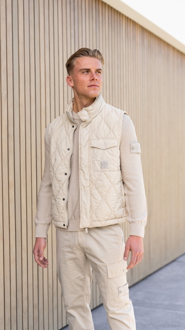 Stone Island 8115336F6 V0090 BEIGE foto 8