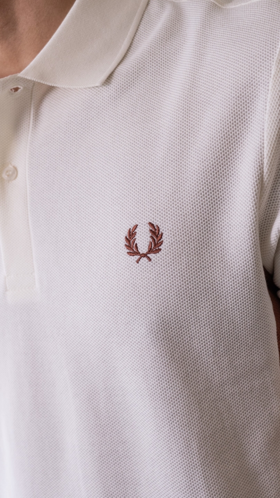 Fred Perry M9875 TEX. PANEL 760 L. ECRU