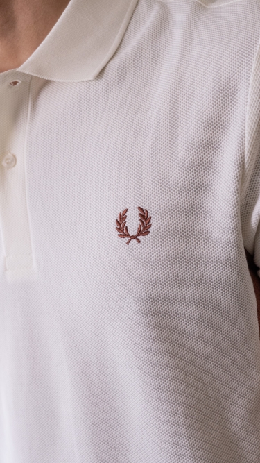 Fred Perry M9875 TEX. PANEL 760 L. ECRU foto 4