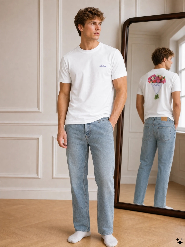 Les Deux 1001886 458 LIGHT INDIGO WASH