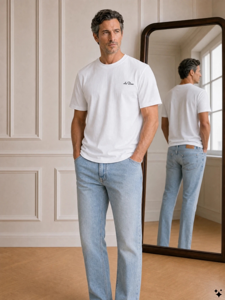 Les Deux 1001886 458 LIGHT INDIGO WASH
