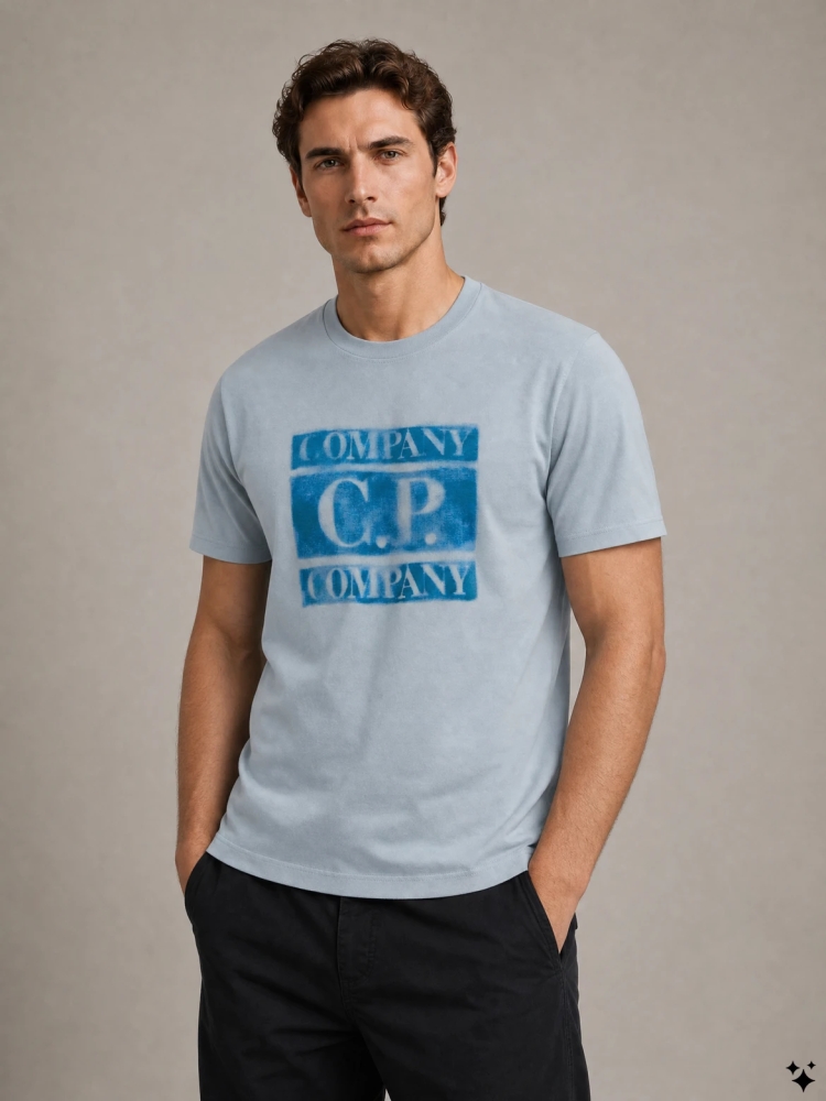C.P. Company 20CMTS141A-110579W 809 SILVER BLUE