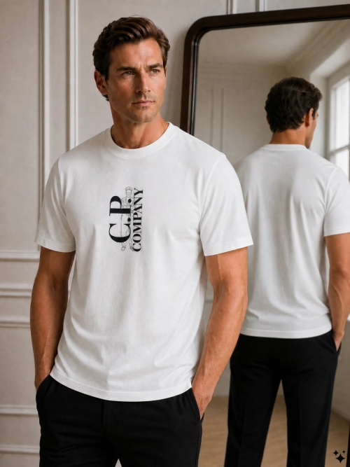 C.P. Company 20CMTS084A-005100W 103 GAUZE WHITE foto 3