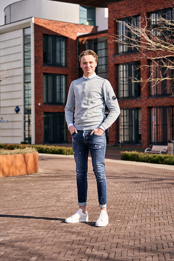 Xacus Lange Mouw Overhemden KM Dress Wit overhemd kopen | Hans voortman