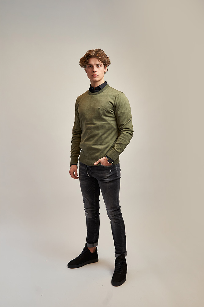 Xacus Overhemden KM Dress Zwart overhemd kopen | Hans voortman