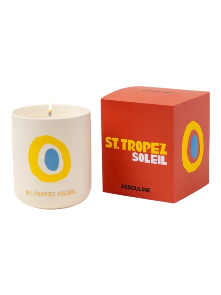Assouline ST TROPEZ TRAVEL CANDLE. .