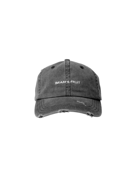 Brams fruit LOGO CAP DISTRESSED 1026 WASHED CHARCOAL