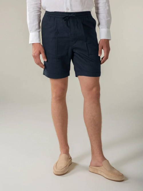 Aurelien LINENSHORTS NAVY foto 4