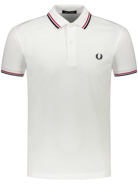 Fred Perry M3600 ST 748 WHT/BRT RED/NVY