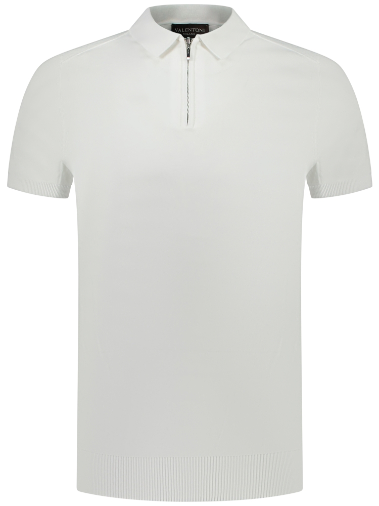 Valentoni Trevi polo zip Ecru