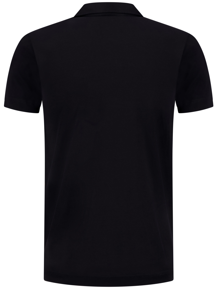 Valenza SUPIMA POLO ZIP 1049 48 BLACK