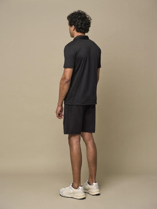 Valenza SUPIMA POLO ZIP 1049 48 BLACK foto 4