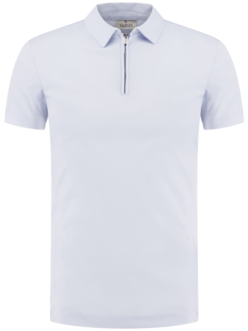 Valenza SUPIMA POLO ZIP 1049 60 ANGEL BLUE foto 1