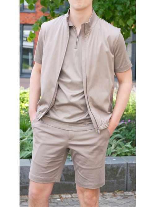 Valenza SUPIMA POLO ZIP 1049 68 LEAD GREY foto 5