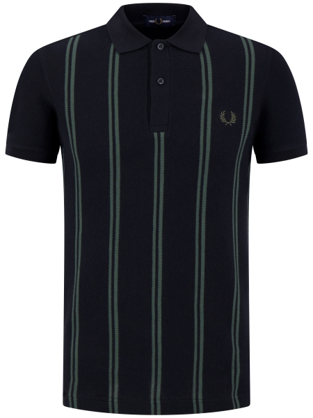 Fred Perry M9881 STRIPED 102 BLACK Fred Perry M9881 STRIPED 102 BLACK