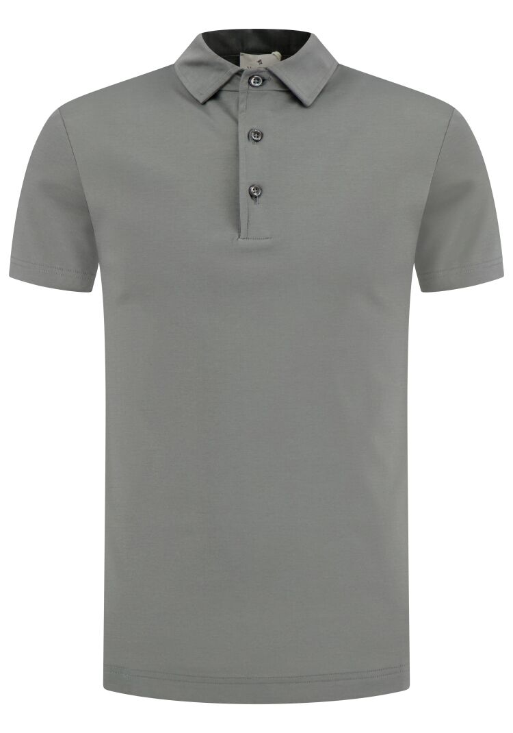 Valenza SUPIMA POLO S/S 1005 65 DARK GREY