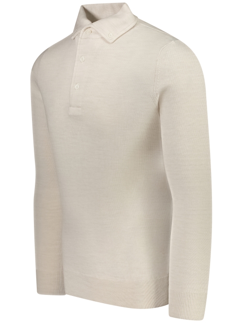 Valentoni Polo lm button down 846 offwhite foto 4