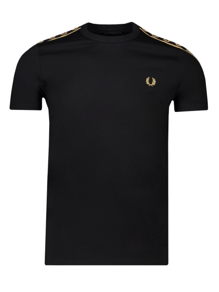 Fred Perry M4613 c.tape ringer R23 Black/gold