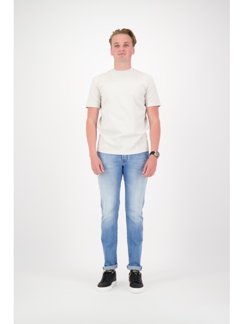 Valenza SUPIMA T-SHIRT 1001 15 PEARL GREY foto 4