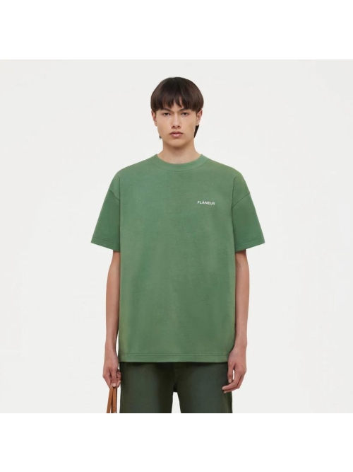 Flaneur F15087 LOGO T-SHIRT KHAKI foto 3