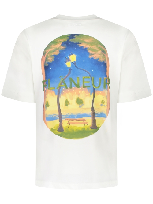 Flaneur F15170 LANTERNS OF LOVE T-SHIRT WHITE foto 1