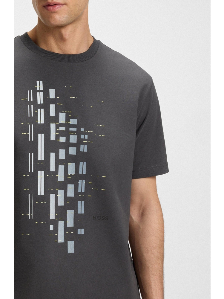 Boss 50543808 TEE GRX ZONE 027 DARK GREY
