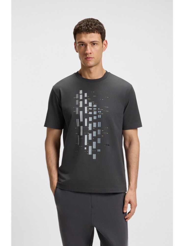 Boss 50543808 TEE GRX ZONE 027 DARK GREY