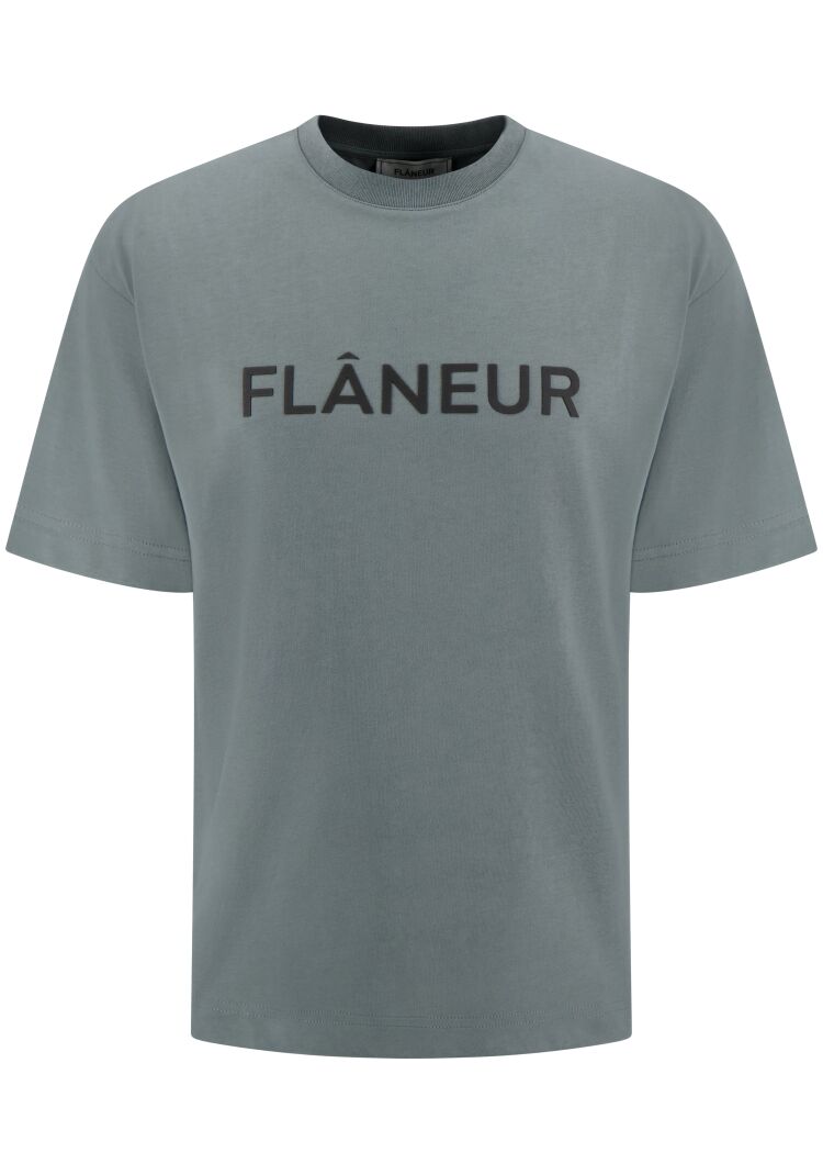Flaneur FTSH038 P. LOGO 887 STEEL GREEN