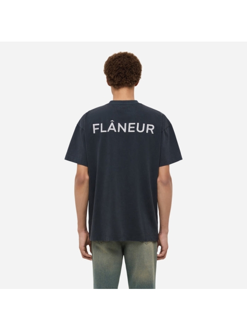 Flaneur FTSH043 DOUBLE LOGO 999 BLACK foto 4