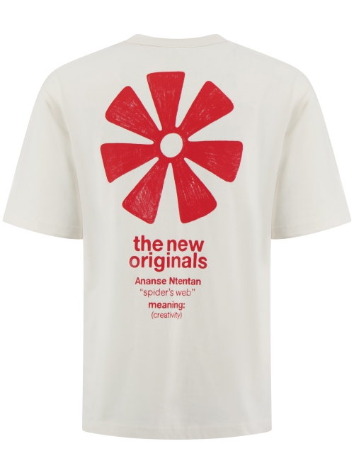 TNO ANANSE ADINKRA TEE WHITE ALYSSUM foto 2