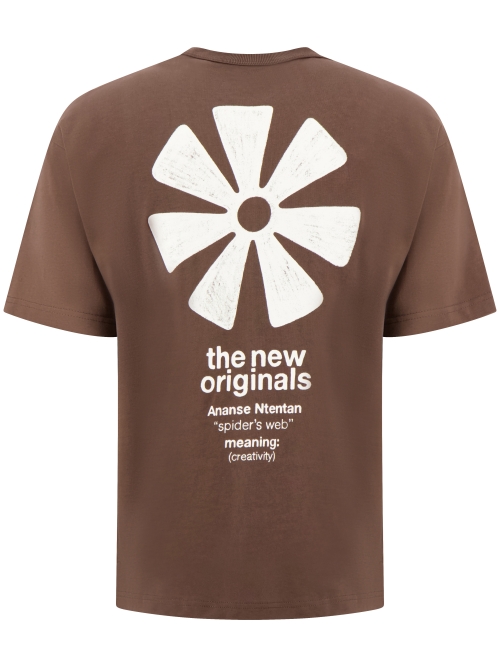 TNO ANANSE ADINKRA TEE ACID BROWN foto 2