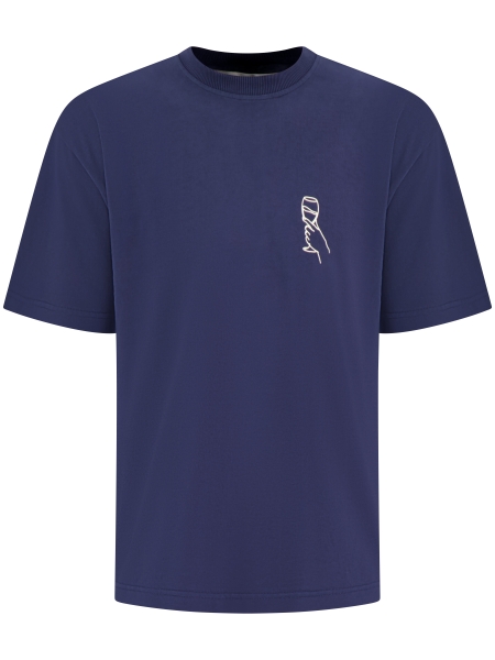 Ange Projects AW-065 ENJOY MORE TEE NAVY