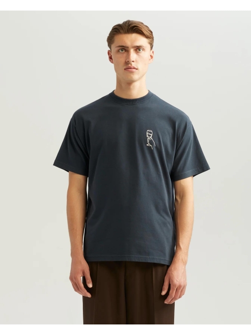 Ange Projects AW-065 ENJOY MORE TEE NAVY foto 4
