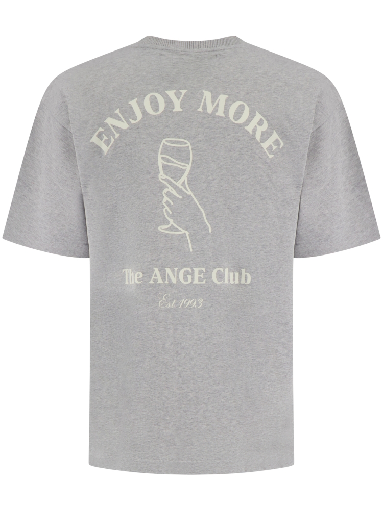 Ange Projects AW-066 ENJOY MORE TEE GREY