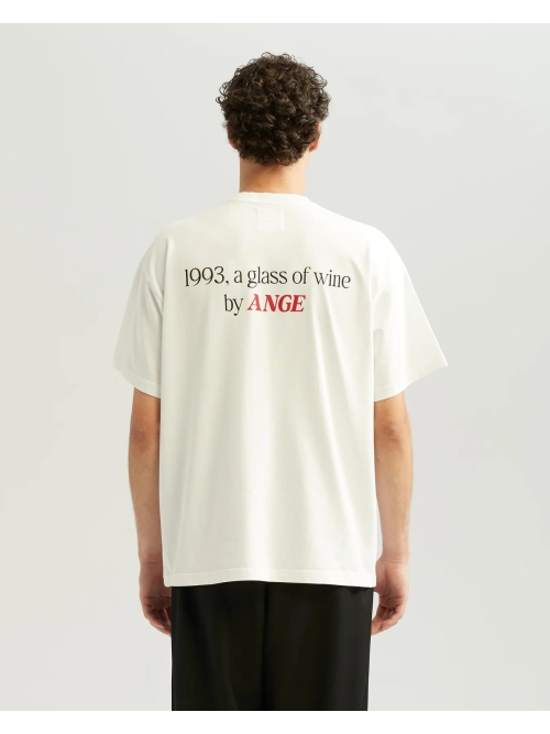 Ange Projects NOS-007 GLASS OF WINE TEE WHITE foto 3
