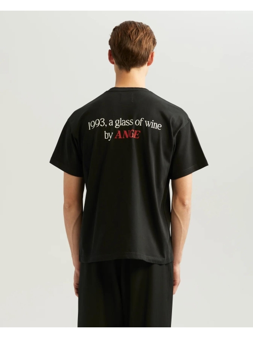 Ange Projects NOS-008 GLASS OF WINE TEE BLACK foto 4