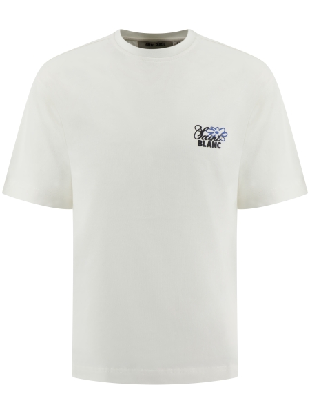 Saint Blanc FLOWER T-SHIRT WHITE ALYSSUM