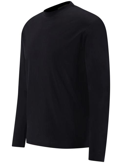 Valenza SUPIMA T-SHIRT 1009 48 BLACK foto 2