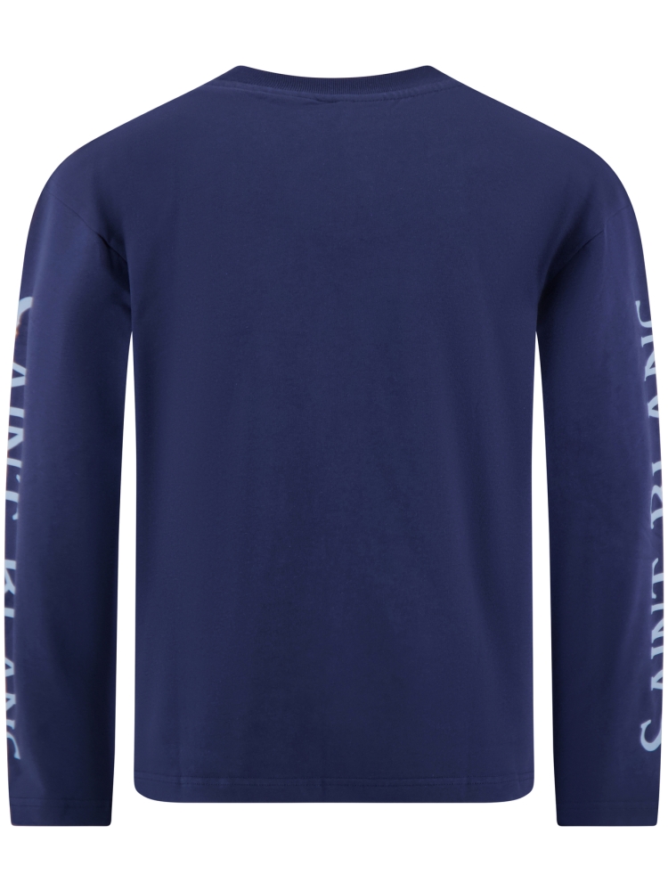 Saint Blanc WHISPER LONG SHIRT BLACK IRIS
