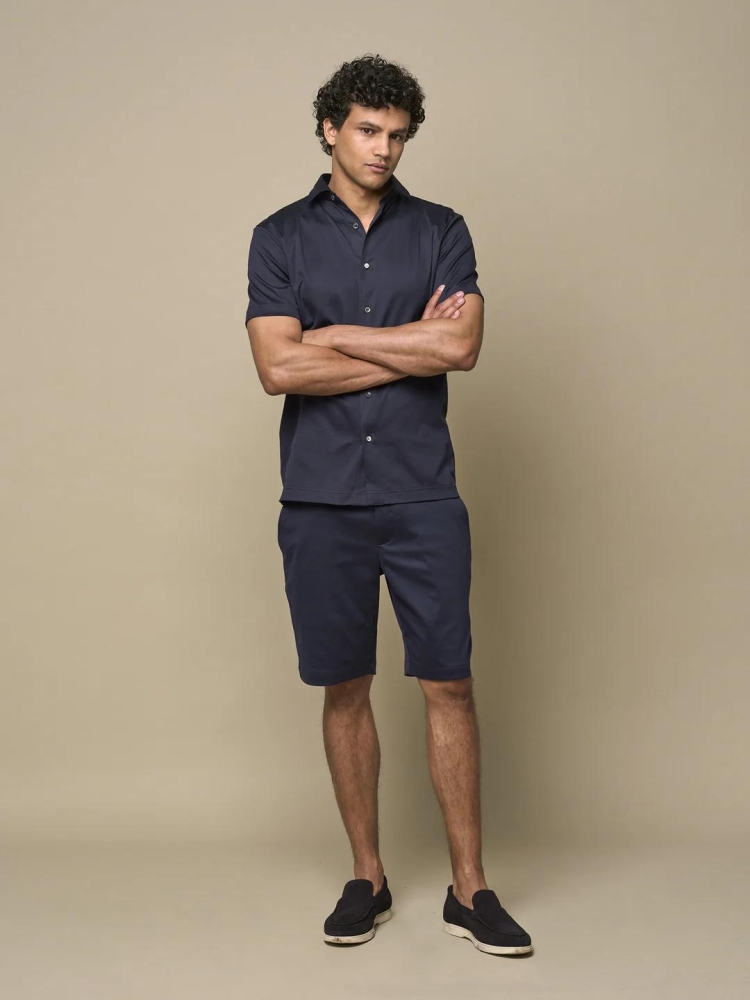 Valenza SUPIMA SHIRT 1048 42 NAVY