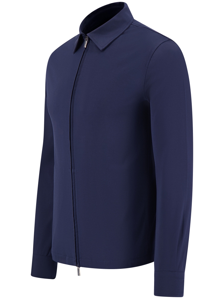 Valenza SUPIMA OVERSHIRT 1103 42 NAVY