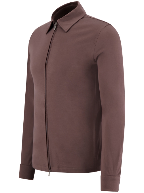 Valenza SUPIMA OVERSHIRT 1103 61 EBONY BROWN foto 2