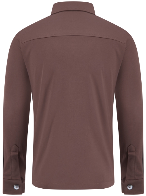 Valenza SUPIMA OVERSHIRT 1103 61 EBONY BROWN foto 3