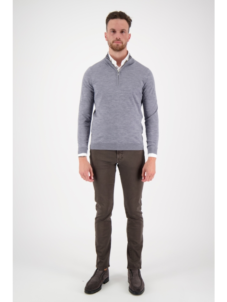 Valentoni Trento Col-Zipper 803 mid grey