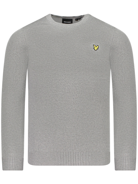Lyle and Scott KN400VC ST T28 MID GREY MARL