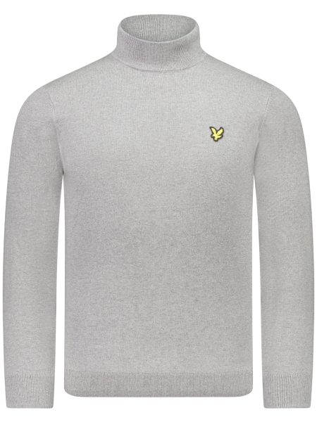 Lyle and Scott KN1718V T28 MID GREY MARL
