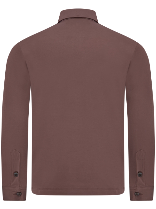 Valenza SUPIMA POLO ZIP 1020 61 EBONY BROWN foto 3